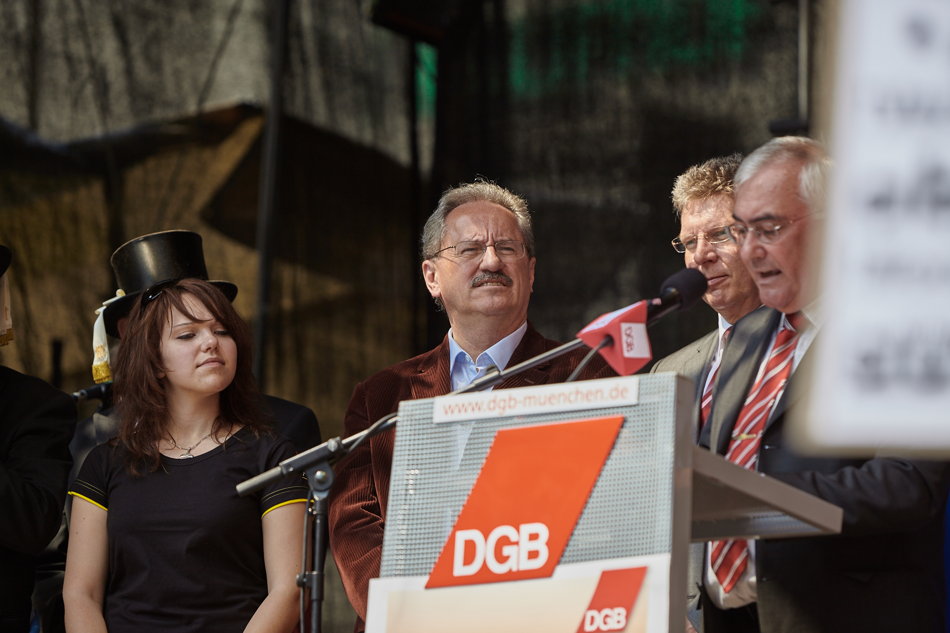 1. Mai 2009 - Kundgebung auf dem Marienplatz